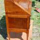 Sloping desk, secretary, donkey back Louis XV walnut.