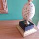 Ostrich egg lamp, Oxford model, Maison Barbier, 70'S