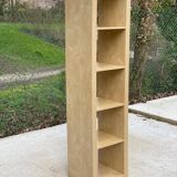 Scandinavian shelf 5 wooden cube compartments
