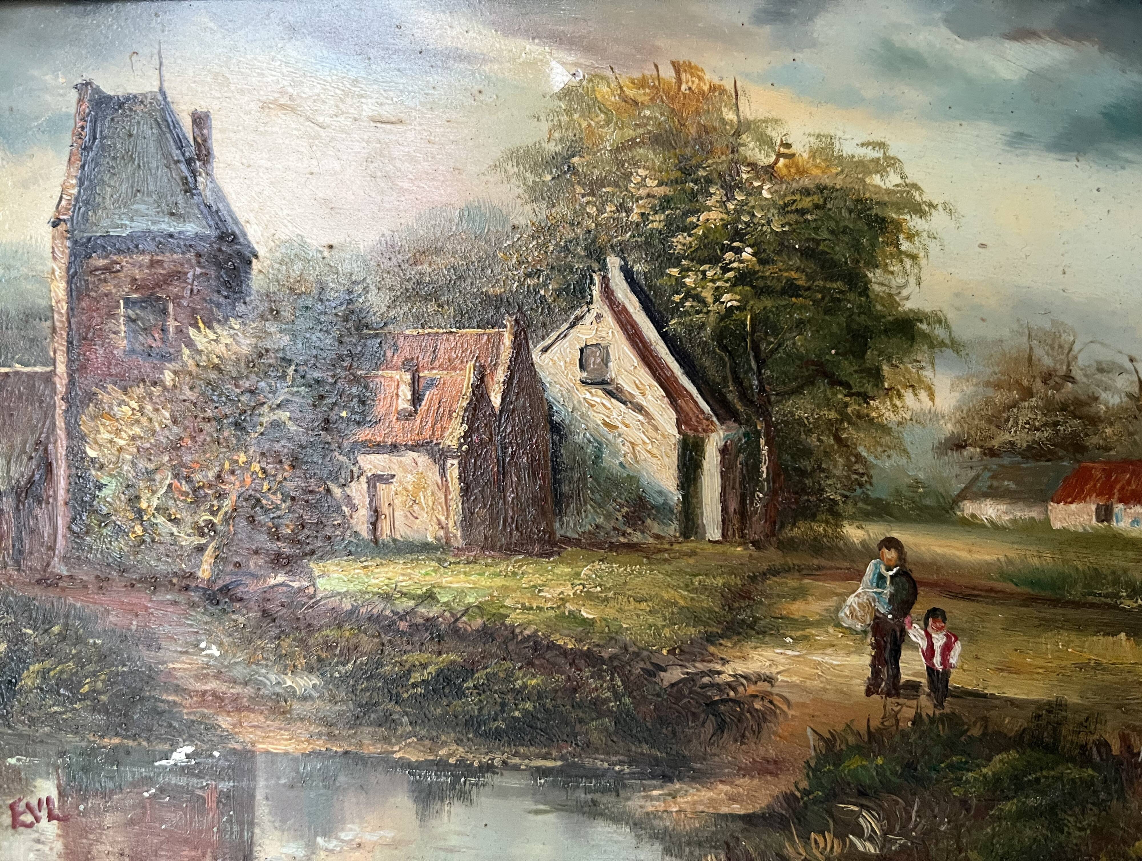Painting, oil on panel