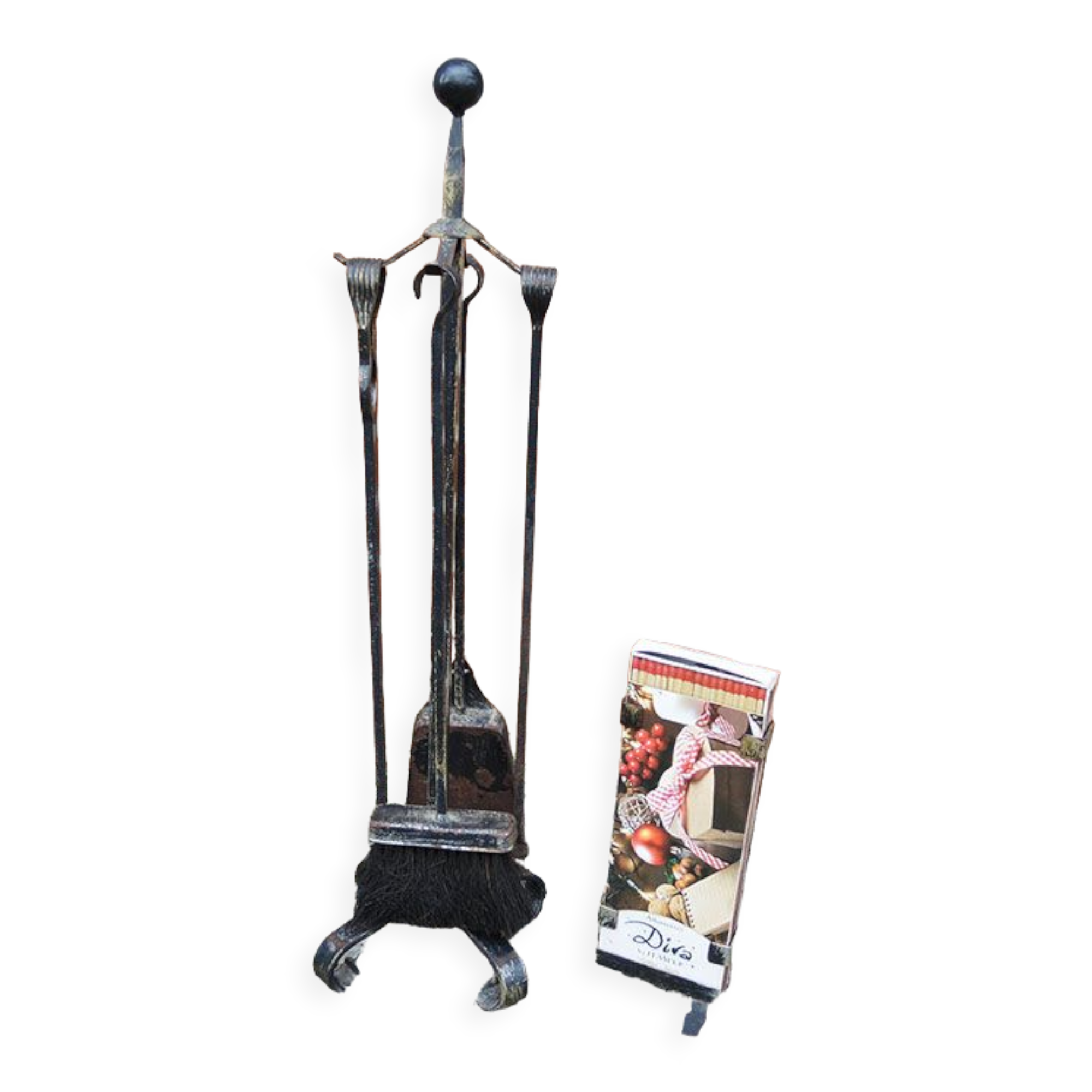 Former chimney servant 4 accessories & match holder