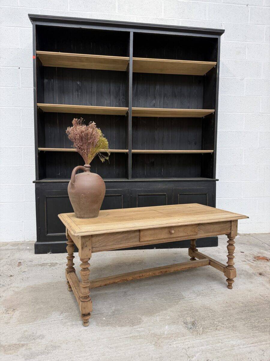 Table basse en chêne fin XIXème