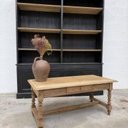 Table basse en chêne fin XIXème