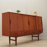 Enfilade en teck, design danois, années 1960, designer : Børge Seindal