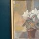 Huile sur toile originale suédoise – « Fleurs dans un pot » par Billi Danielsson