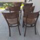 6 chaises bistrot thonet czechoslovakia vintage année 50