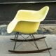 Rocking-chair Eames vintage by Herman Miller - Lemon Yellow