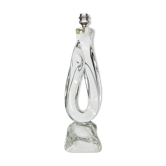Pied de lampe abstrait Daum