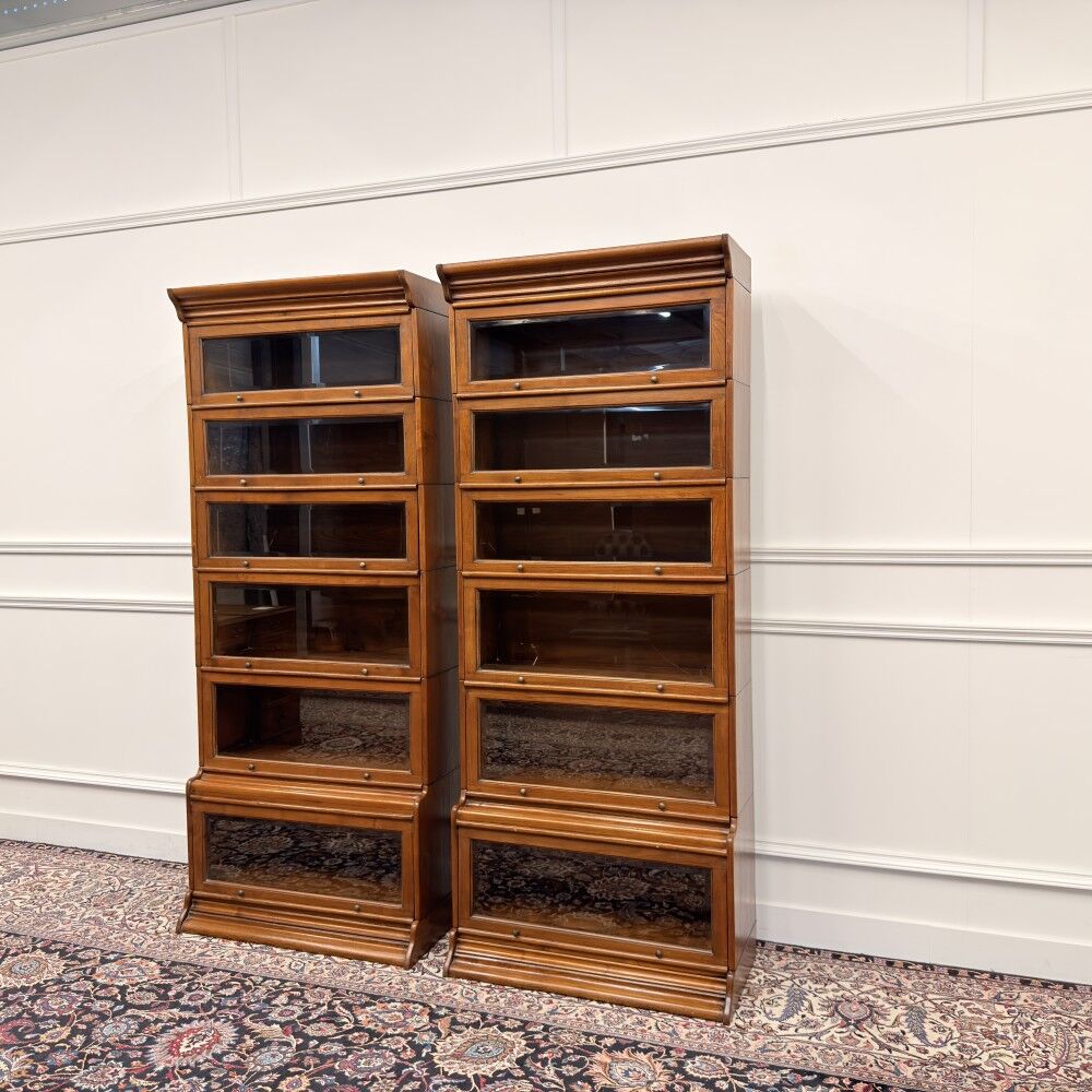 Classic English Globe Wernicke Style Bookcase