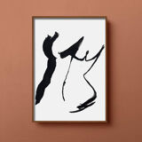 Woman by shadow-21 x 30cm