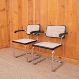 Paire de fauteuils Cesca B64 de Marcel Breuer