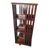 Mahogany revolving bookcase