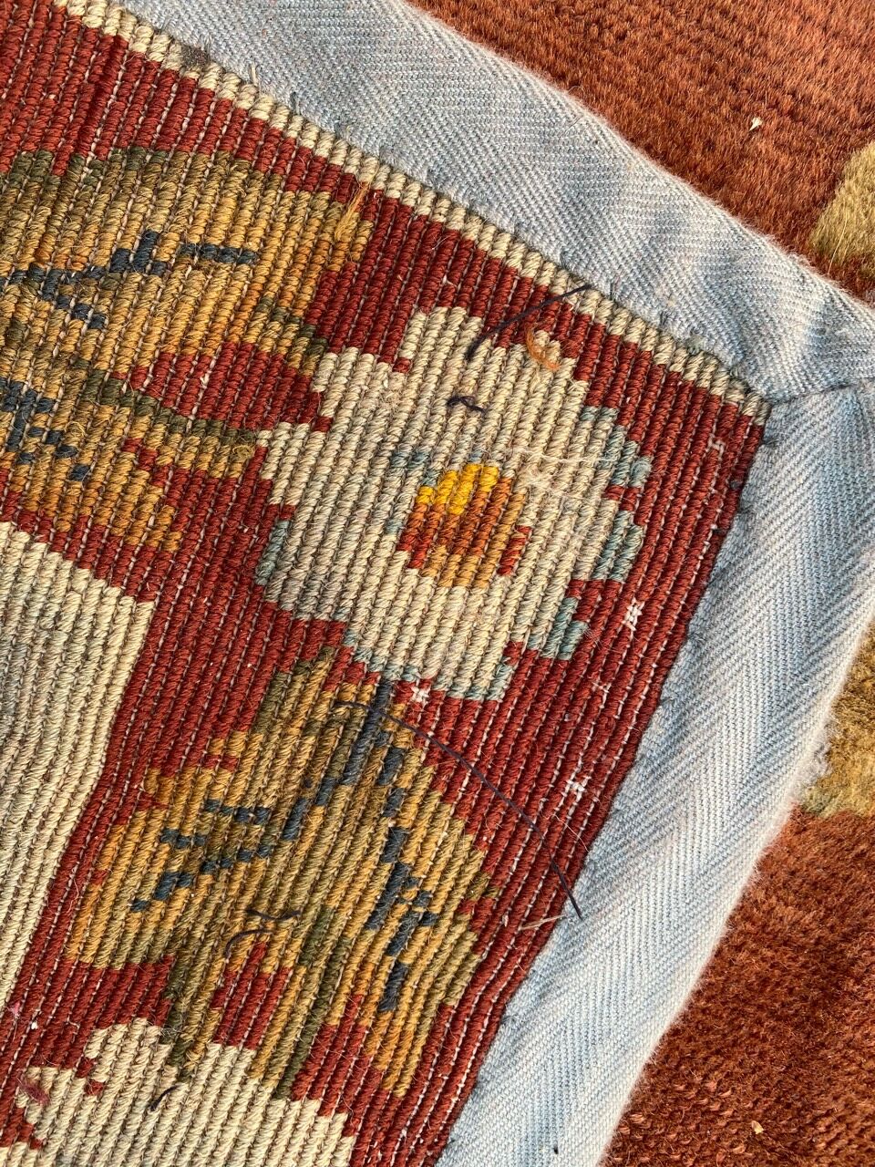 Old European soapwork corridor carpet 87x245 cm
