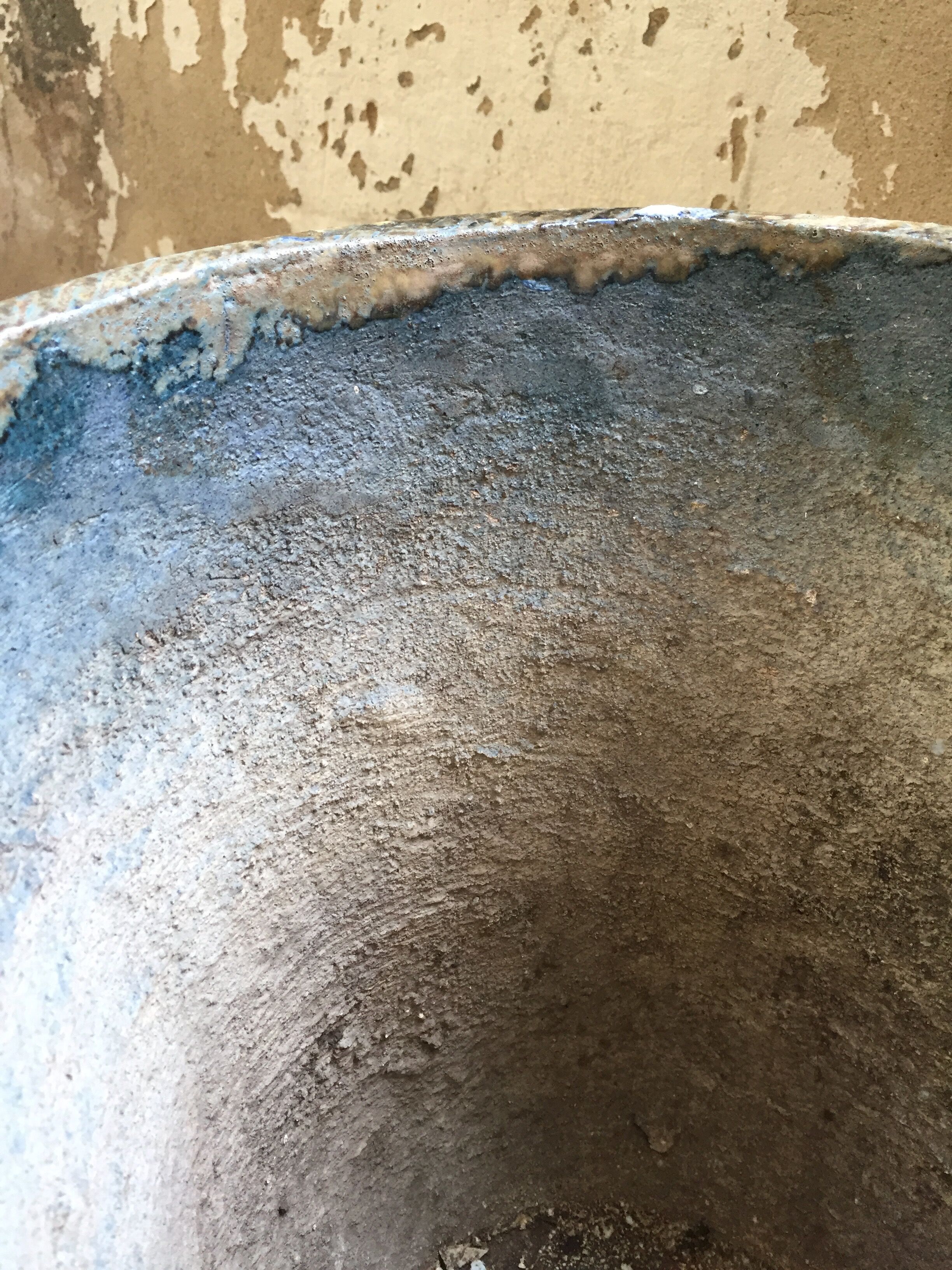 FLOWER pot XXL in glazed earth