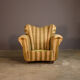 Living room set from the 1950s, 3-seater sofa and armchair.