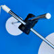 Articulated lamp in white colour.