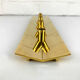 Scandinavian brass candle holder, vintage, Pierre Forsell for Skultuna, 1960