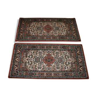 Pair Turkish carpets 120x60cm