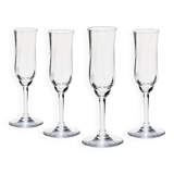 4 Baccarat crystal champagne flutes, Capri model