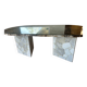 Silicified wooden table from Madagascar