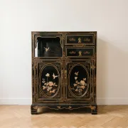 Black and gold Chinese storage furniture