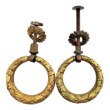 Bronze handles of the brand AH