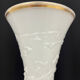 Vase "with Ivy Garland" in white opaline glass, attributed to Bacca.