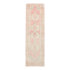 3x10 pale red antique vintage runner rug,90x299cm