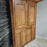 Antique cabinet door furniture panel oak 19th century 140x193cm