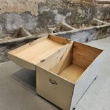 Large rounded wooden trunk