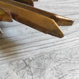 Sun mirror and witch's eye in gilded wood