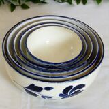 Set of 5 Salins-Les-Bains bowls
