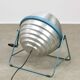 Lampadaire réflecteur italien du milieu du siècle en aluminium