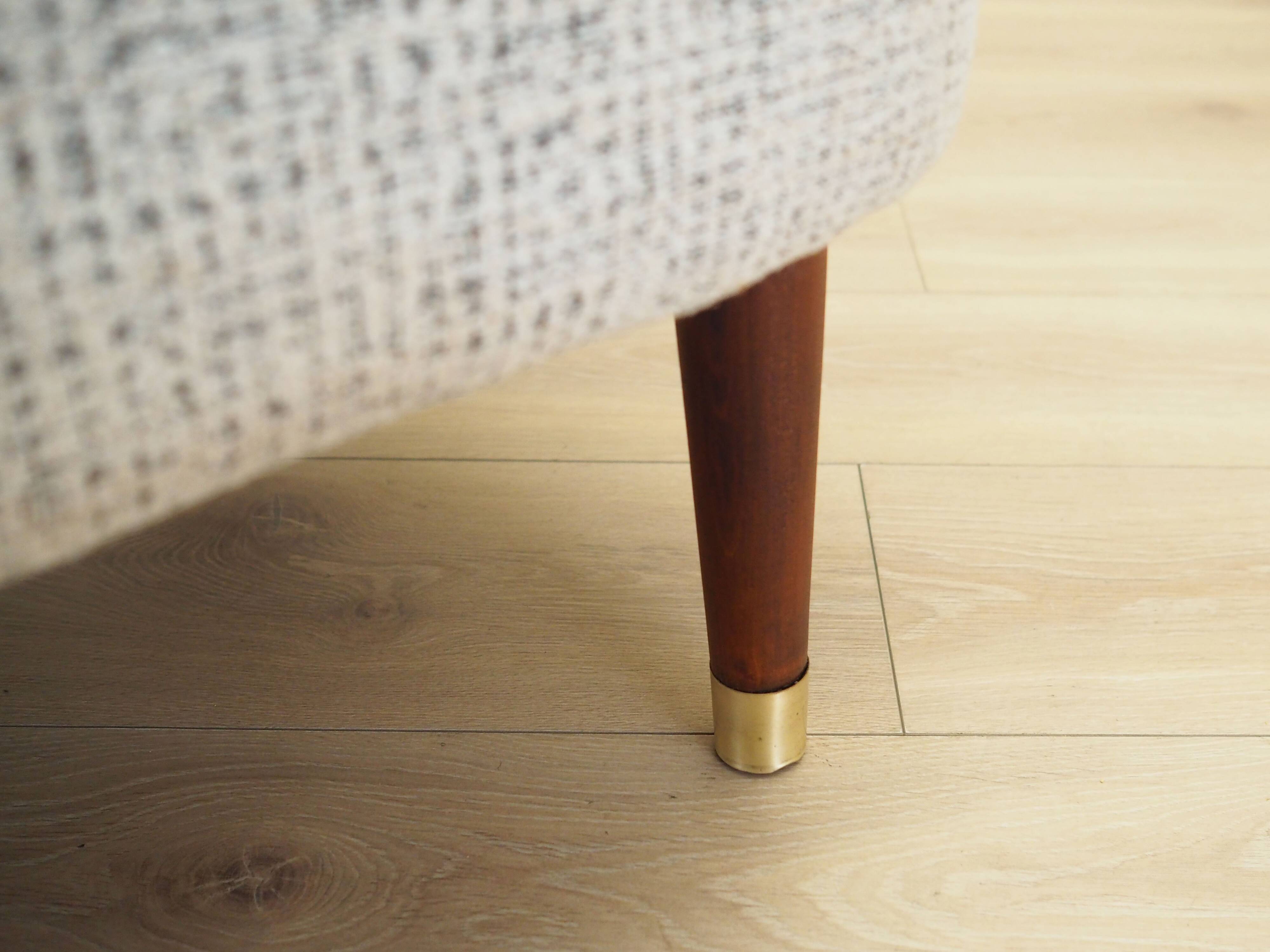 Sofa white melange, Italian design, 1960s, production: Italy