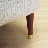 Sofa white melange, Italian design, 1960s, production: Italy