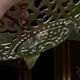 Vintage tamar coupe made in israel – openwork brass and enamel – decorative piece.
