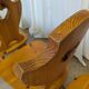 Vintage Alpine Wooden Chairs (Set of 4) Heart Cut-Out