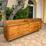 Guillerme and Chambron oak sideboard 1950
