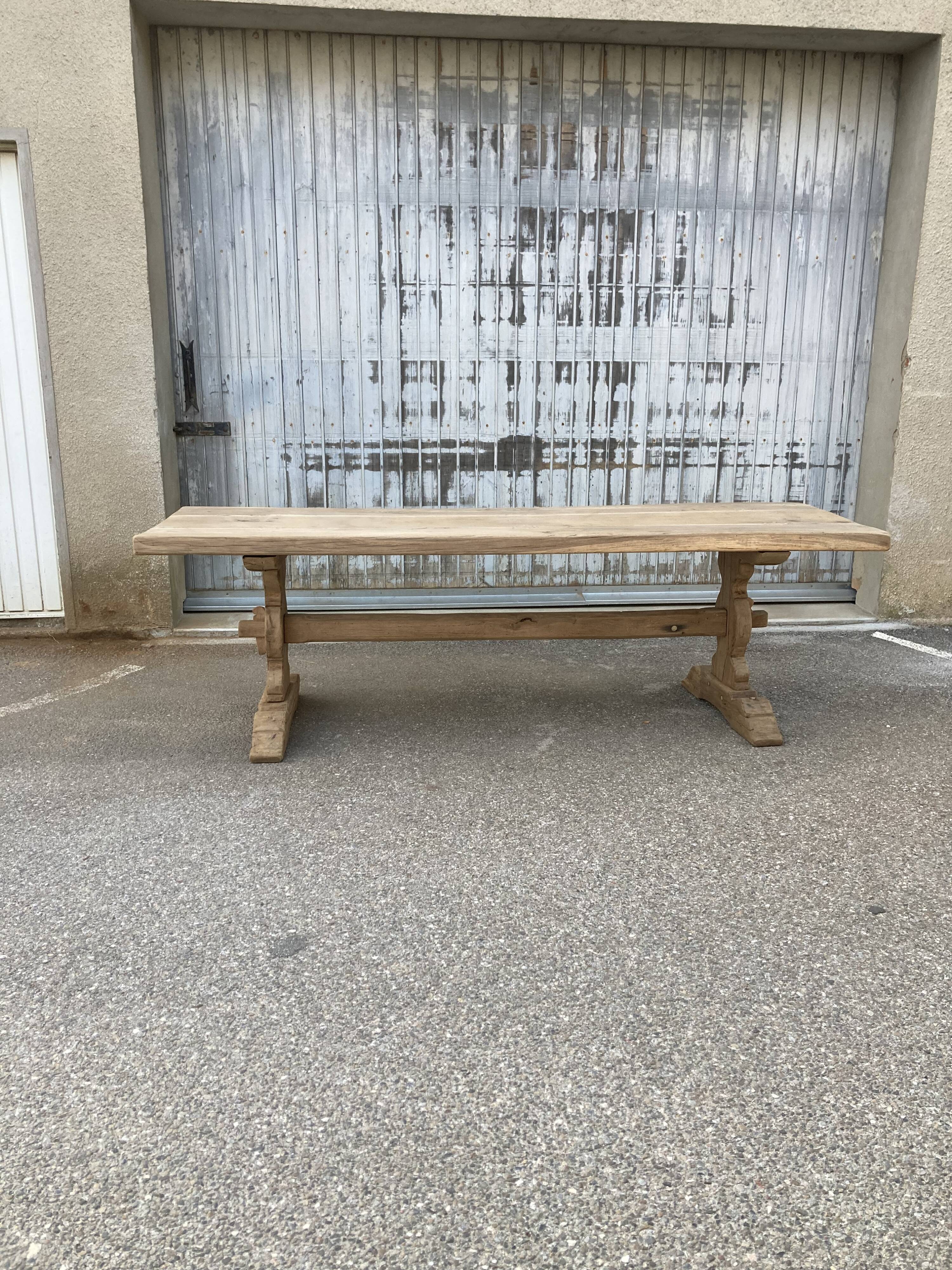 Table monastère en chêne