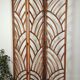 Bamboo and rattan screen