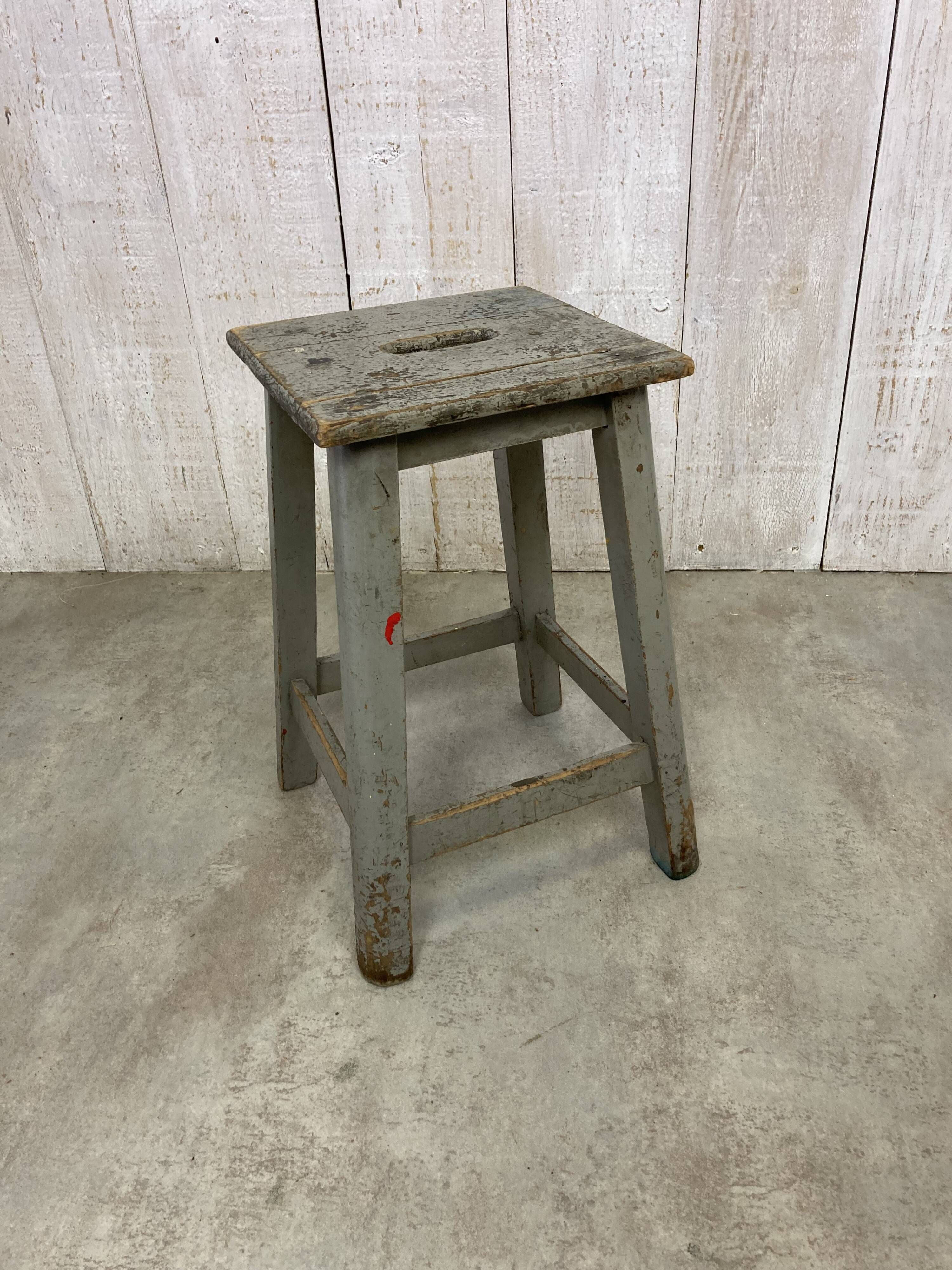Stool and workshop step ladder set