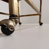 Unique set of mid-century style dining and lounge chairs – gilded, made between 1940-1948 by Flanders Industries Inc, Fort Smith, Arkansas