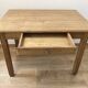 Vintage solid beech table – renovated – 1960s
