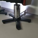 4 x '80s Italian barber chair, height adjustable
