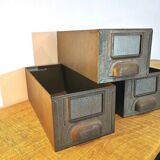 Set of 3 industrial lockers