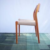 4 x dänische Stühle Niels O. Møller Teck Modèle 71