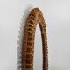 Wall mirror with rattan frame, 1950s