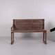 Bench - Original red paint - Pine wood - 1860s