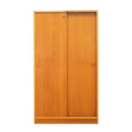 Ash wardrobe, Danish design, 1960s, manufacturer: Tage Mogensen