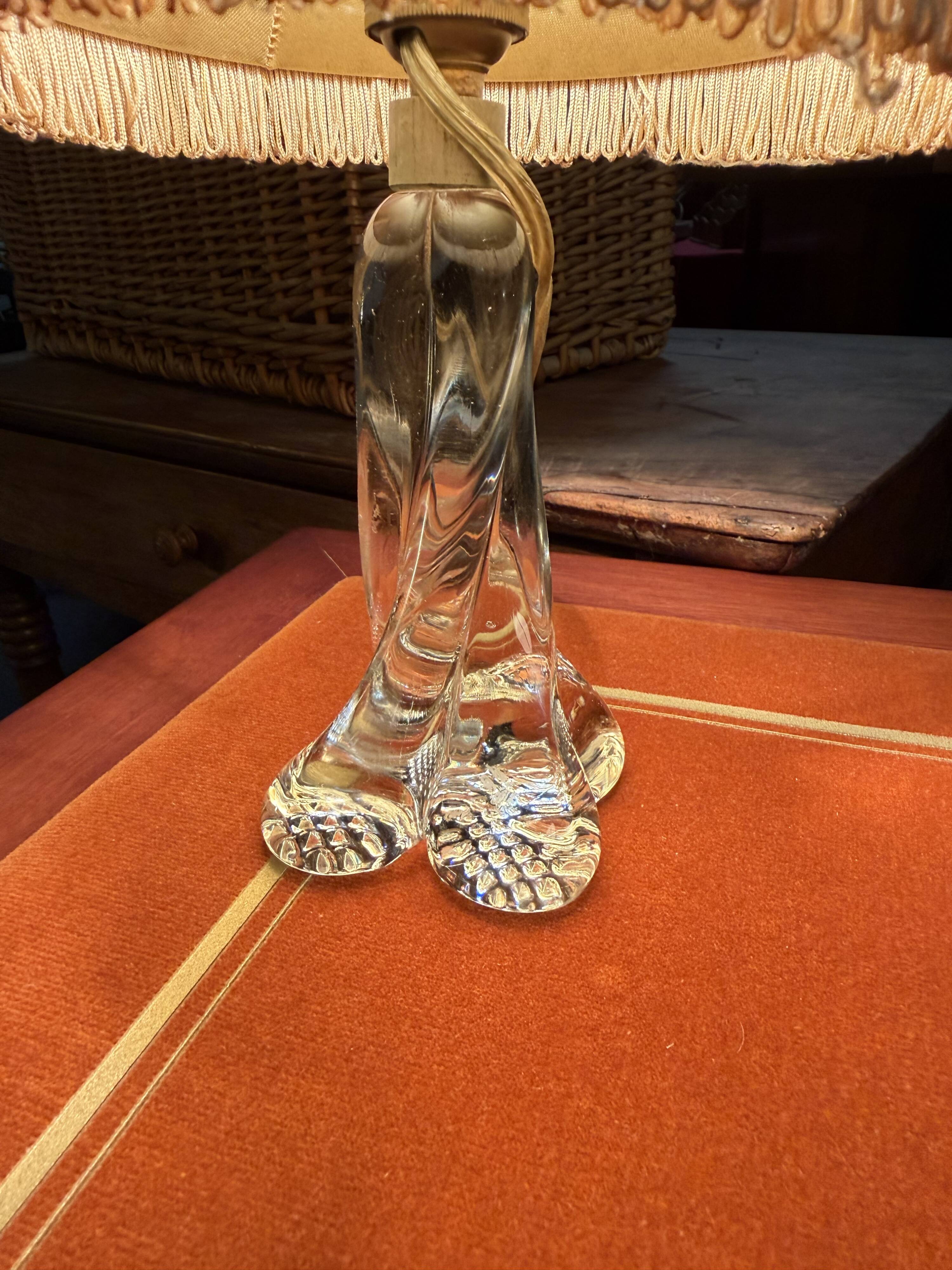 Crystal bedside lamp